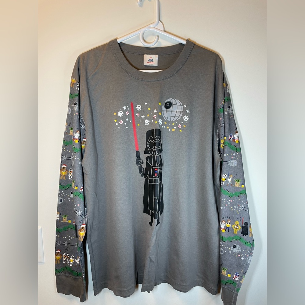 Hanna Andersson - Star Wars Holiday Pajama Long Sleeve Top - Gray - Size…